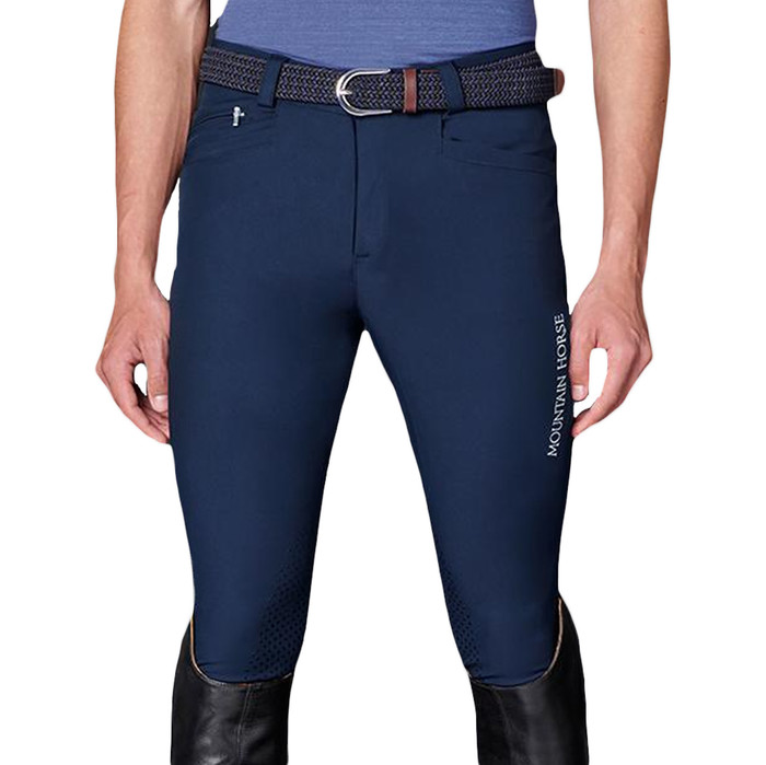 2022 Mountain Horse Mens Robin Breeches 053390400cc Navy Mens